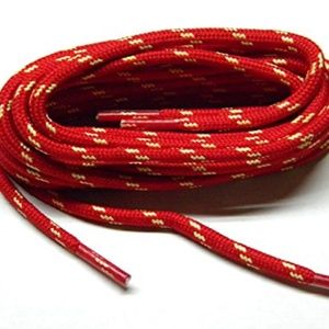 2 Pair-ProTOUGH Red-Yellow Kevlar Boot Lace